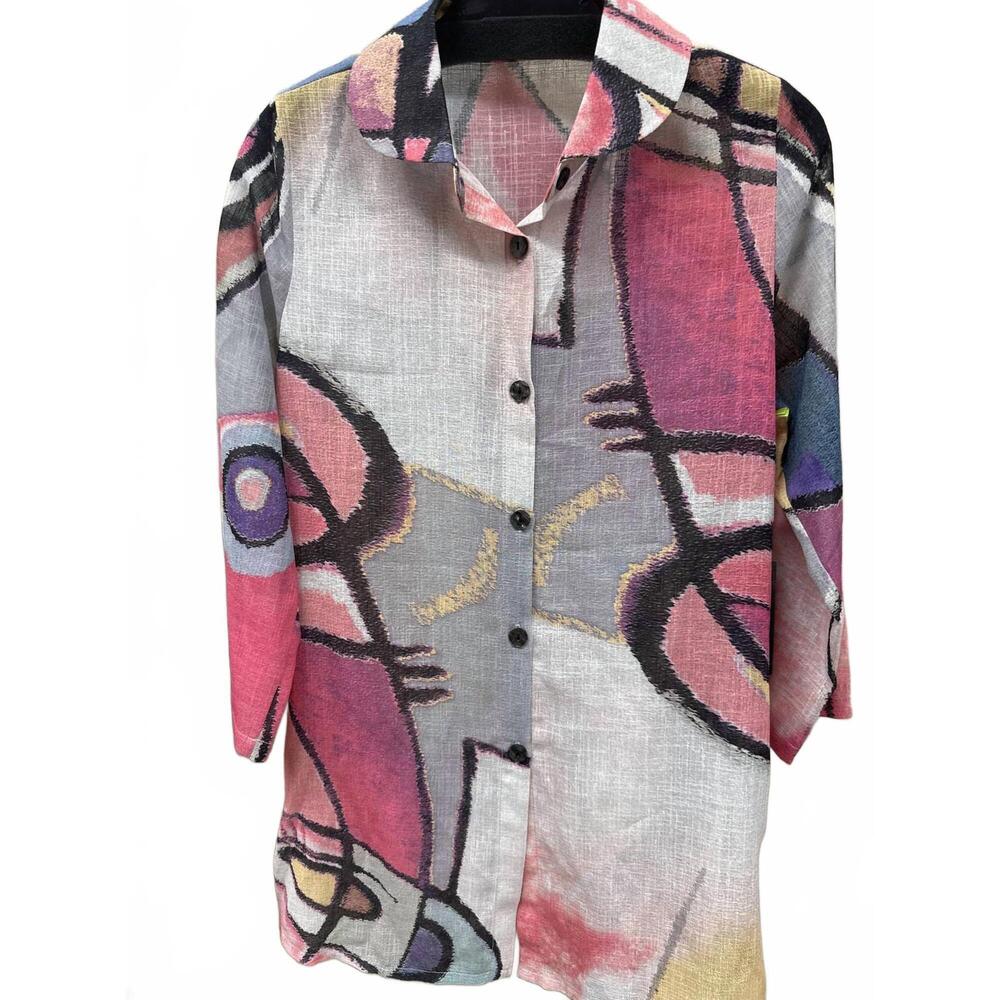 NEW TRISHA TYLER women's buttondown jacket